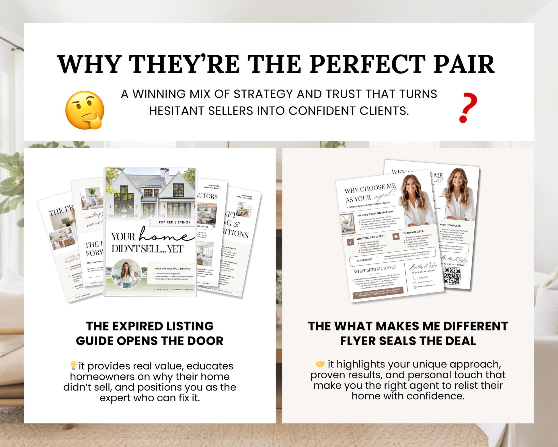 Expired Listing Guide | Farming Prospecting | Real Estate Introduction Flyer | New Agent Flyer | Expired Listing Letter | Home Seller Guide