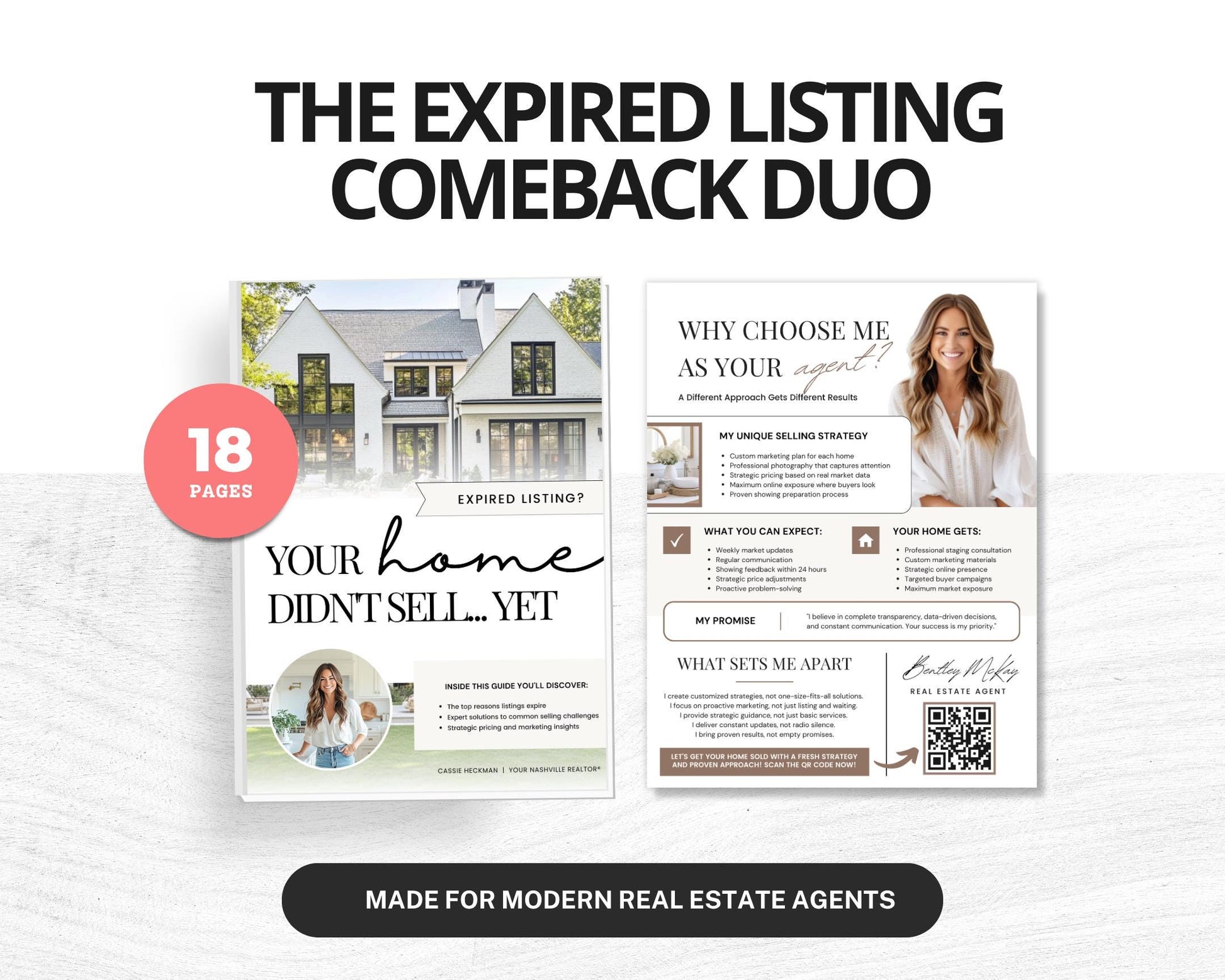 Expired Listing Guide | Farming Prospecting | Real Estate Introduction Flyer | New Agent Flyer | Expired Listing Letter | Home Seller Guide