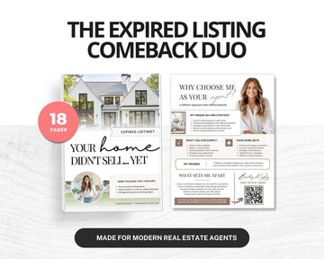 Expired Listing Guide | Farming Prospecting | Real Estate Introduction Flyer | New Agent Flyer | Expired Listing Letter | Home Seller Guide