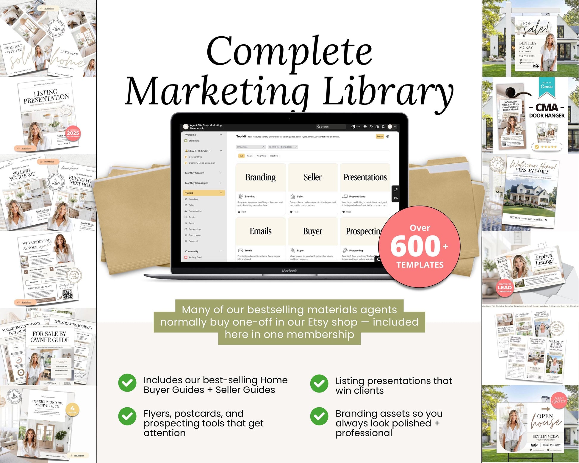 Monthly Marketing Membership | Real Estate Social Media Content | Monthly Content | Marketing Library | Real Estate Marketing | Daily Posts