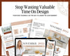 November Real Estate Newsletter | November Newsletter | Real Estate Email Marketing | Fall Real Estate Template | Flodesk | Thanksgiving