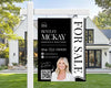 Real Estate Yard Sign Template | For Sale Sign | Property Sign | Modern For Sale Sign | Real Estate Sold Sign | Canva For Sale | Sign Rider