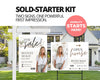 Real Estate Yard Sign Template | For Sale Sign | Property Sign | Open House Directional | Real Estate Sold Sign | Canva For Sale| Sign Rider