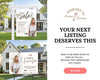 Real Estate Yard Sign Template | For Sale Sign | Property Sign | Open House Directional | Real Estate Sold Sign | Canva For Sale| Sign Rider
