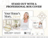 CMA Box Template | Real Estate Pre-Listing Box Cover | Listing Presentation Box | Box Cover | Real Estate Box Template | Custom CMA Box