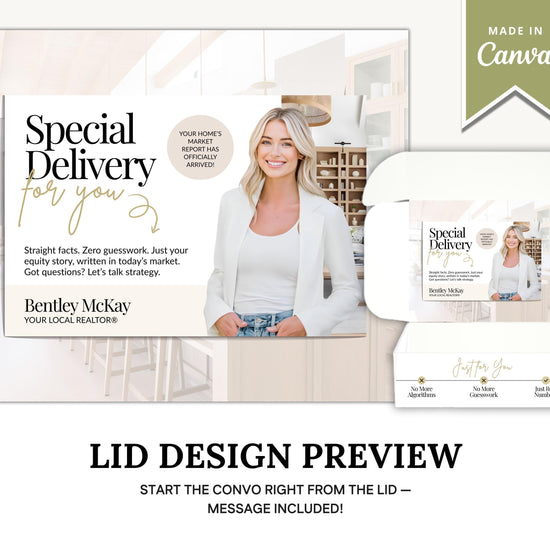 CMA Box Template | Real Estate Pre-Listing Box Cover | Listing Presentation Box | Box Cover | Real Estate Box Template | Custom CMA Box