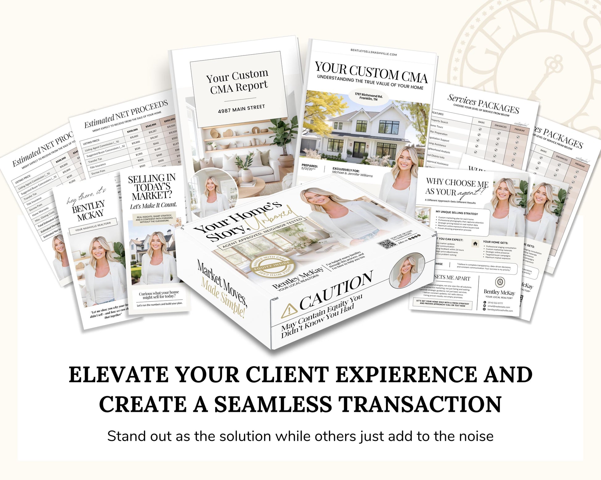 CMA Kit for Real Estate Agents | Real Estate CMA | Listing Presentation| Box Cover | Real Estate Box Template | Custom CMA Box | Home Equity