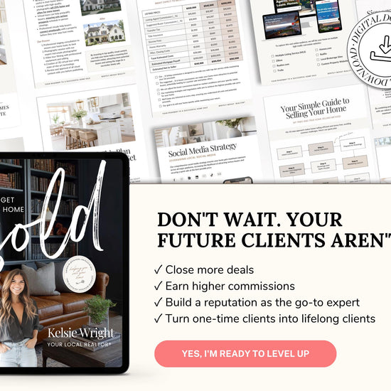 Listing Presentation Template for Real Estate Agents | Editable 40 Page Canva File