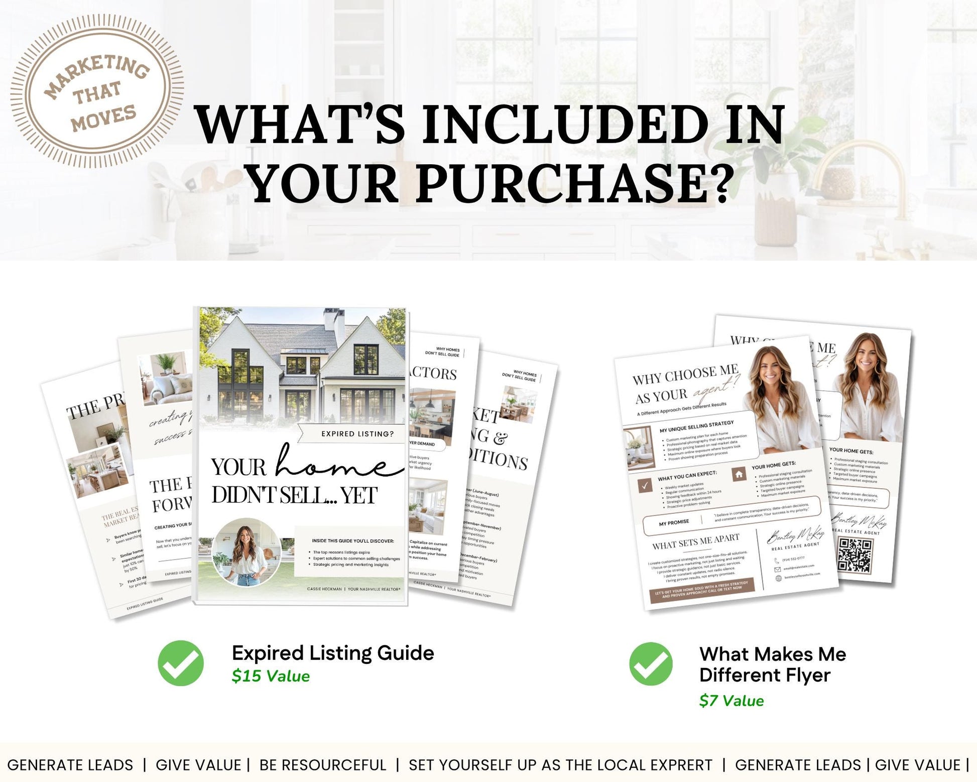 Expired Listing Guide | Farming Prospecting | Real Estate Introduction Flyer | New Agent Flyer | Expired Listing Letter | Home Seller Guide
