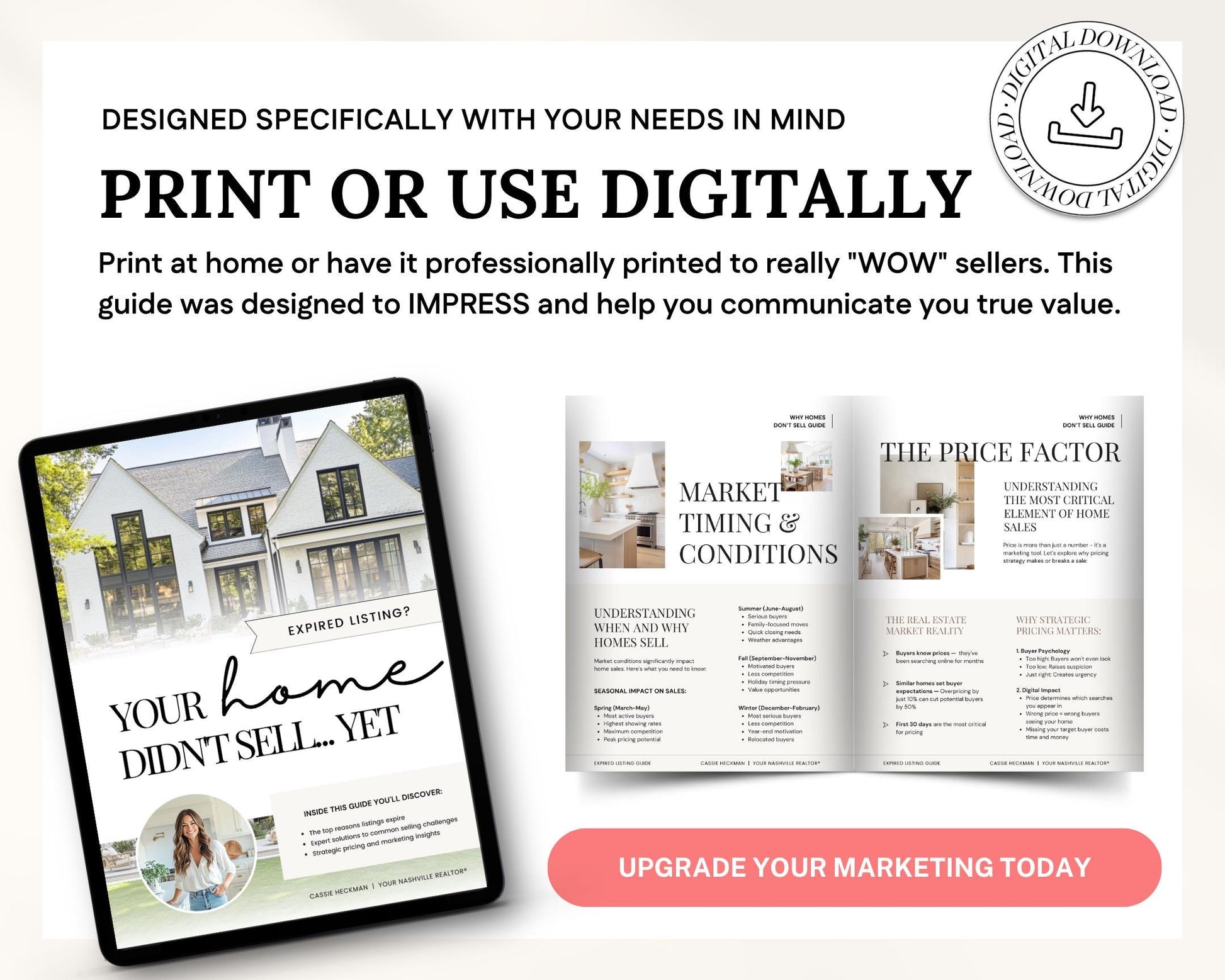 Expired Listing Guide | Farming Prospecting | Real Estate Introduction Flyer | New Agent Flyer | Expired Listing Letter | Home Seller Guide