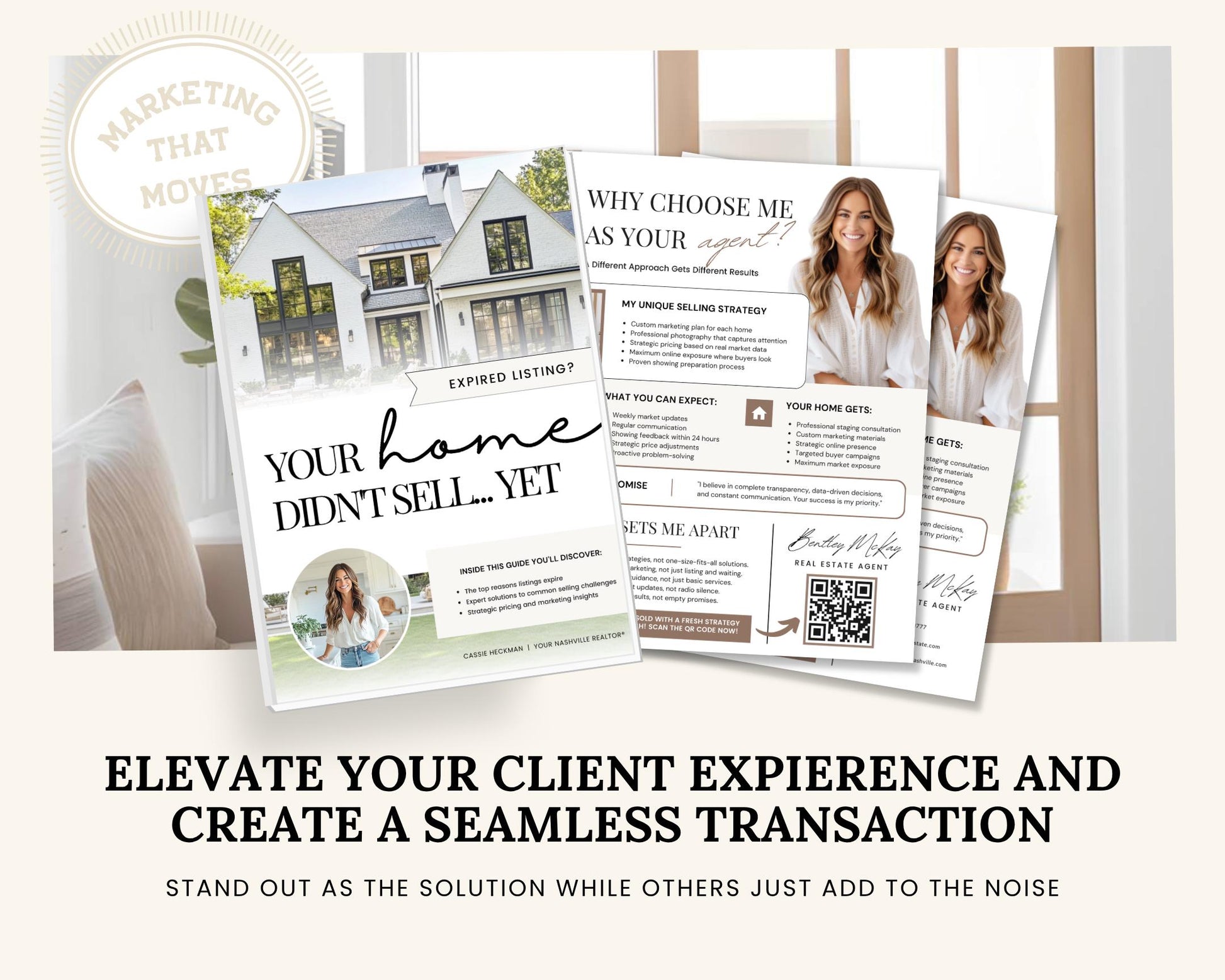 Expired Listing Guide | Farming Prospecting | Real Estate Introduction Flyer | New Agent Flyer | Expired Listing Letter | Home Seller Guide