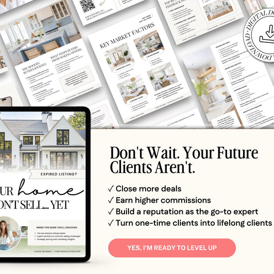 Expired Listing Guide | Farming Prospecting | Real Estate Introduction Flyer | New Agent Flyer | Expired Listing Letter | Home Seller Guide