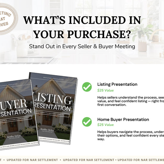 Real Estate Listing and Buyer Presentation Bundle | Home Buyer Guide | Home Seller Guide | Luxury Listing Buyer Seller Consultation 2026