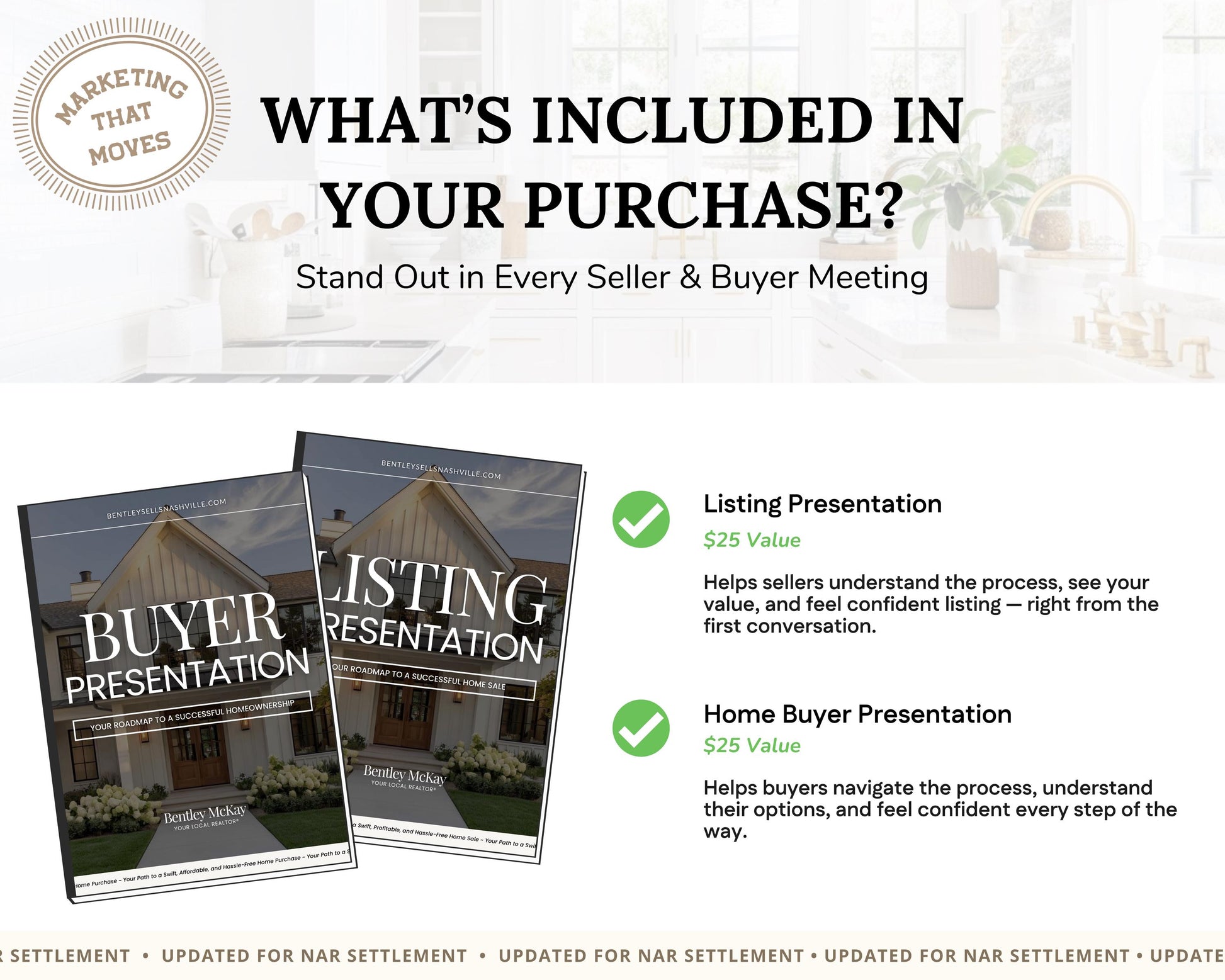 Real Estate Listing and Buyer Presentation Bundle | Home Buyer Guide | Home Seller Guide | Luxury Listing Buyer Seller Consultation 2026