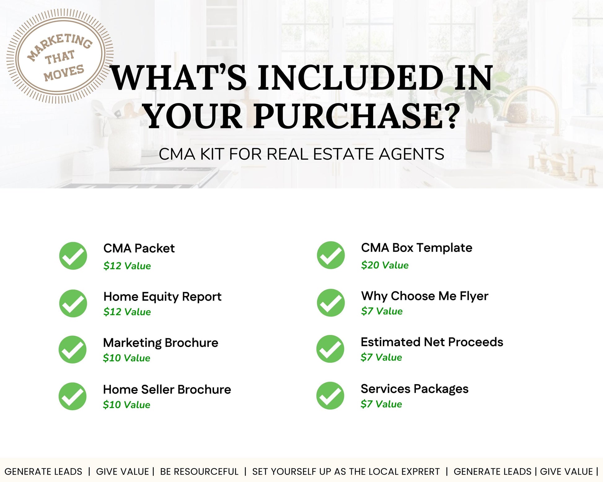 CMA Kit for Real Estate Agents | Real Estate CMA | Listing Presentation| Box Cover | Real Estate Box Template | Custom CMA Box | Home Equity