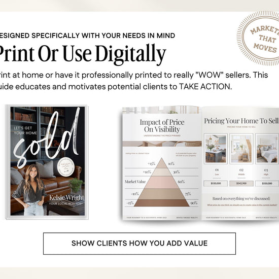 Listing Presentation Template for Real Estate Agents | Editable 40 Page Canva File