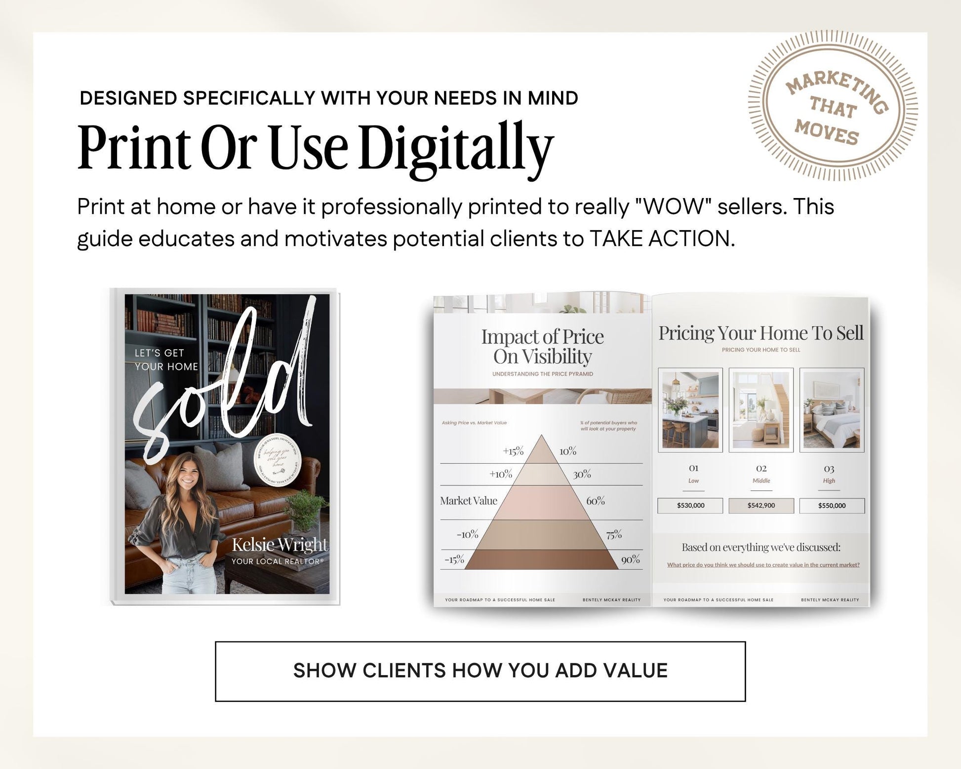 Listing Presentation Template for Real Estate Agents | Editable 40 Page Canva File