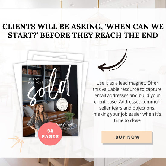 Listing Presentation Template for Real Estate Agents | Editable 40 Page Canva File