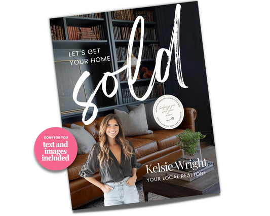 Listing Presentation Template for Real Estate Agents | Editable 40 Page Canva File
