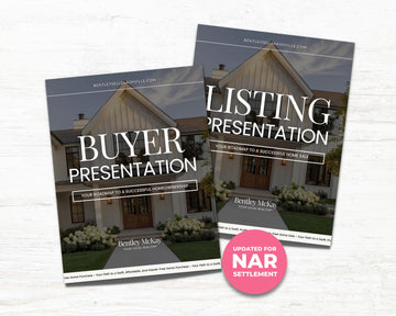 Real Estate Listing and Buyer Presentation Bundle | Home Buyer Guide | Home Seller Guide | Luxury Listing Buyer Seller Consultation 2026