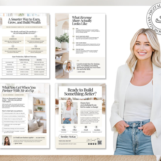Agent Recruiting Guide | Real Estate Template | Brokerage Growth | Canva Template for Agents