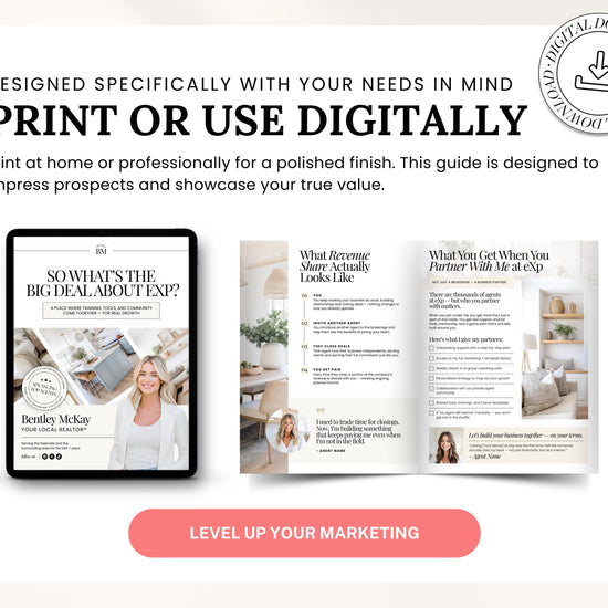 Agent Recruiting Guide | Real Estate Template | Brokerage Growth | Canva Template for Agents