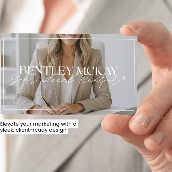 Real Estate Business Card | Editable Canva Template