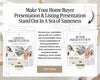 a flyer for a real estate presentation