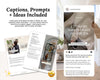 The image is a collage of various elements, including captions, prompts, and ideas, all related to real estate and the market.