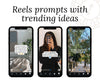 Reels prompts with trendy ideas