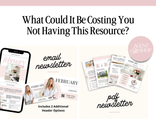 The image is a collage of two images, one of a smartphone displaying a "FEBRUARY 2016" magazine and another of a brochure or flyer titled "FEBRUARY 2015". The collage includes text that asks "What Could It Be Costing You Not Having This Resource?" and provides information about the "FEBRUARY 2015" magazine and the "FEBRUARY 2015" brochure, along with the "pdf" version of the "FEBRUARY 2015" magazine.