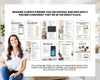The image is a promotional poster for a campaign that helps clients find you on Google and feel confident they're in the right place. It features a smiling woman sitting in front of a collage of various Google and marketing-related images.