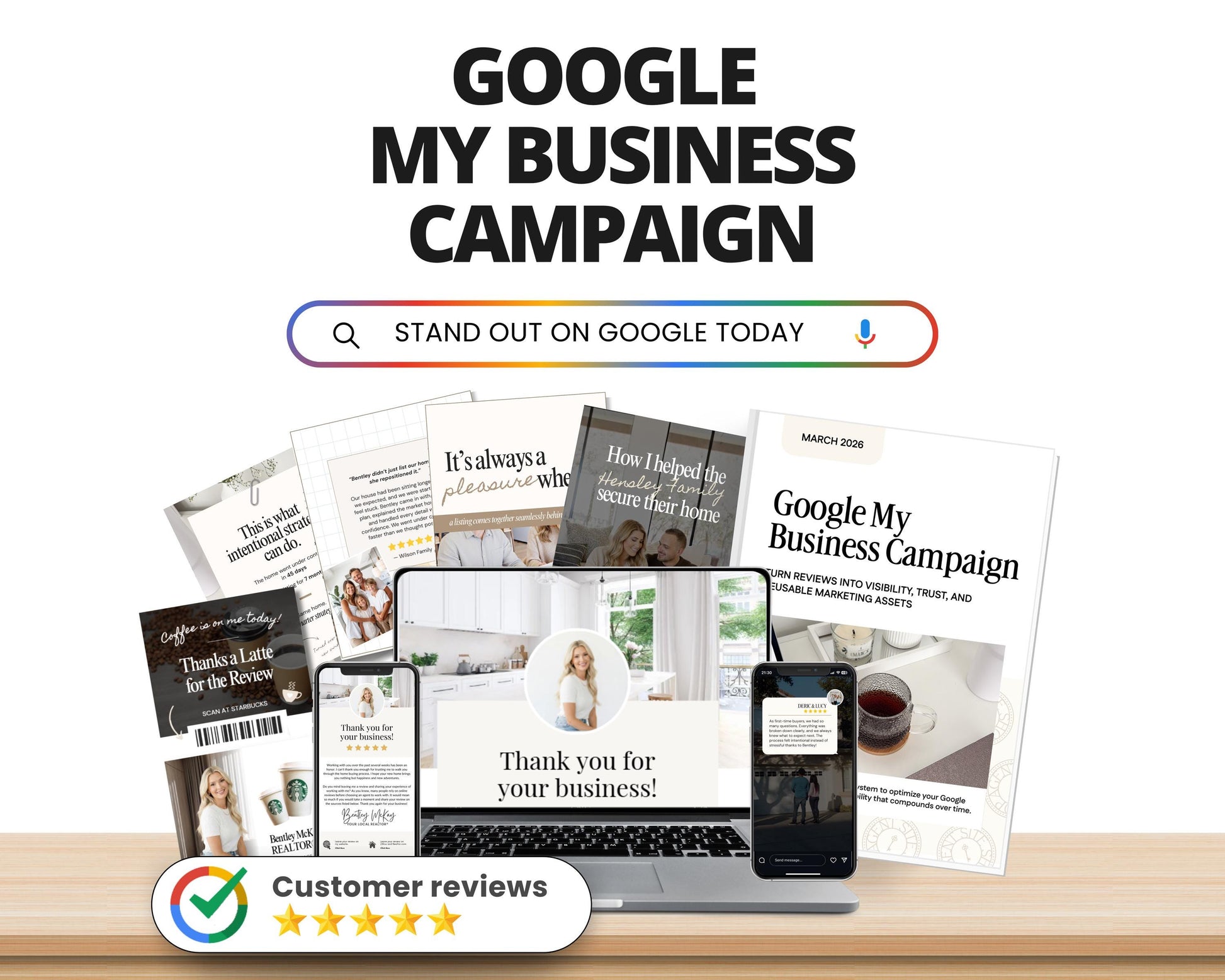 Search Engine Optimization Profile Kit & Review Capture System