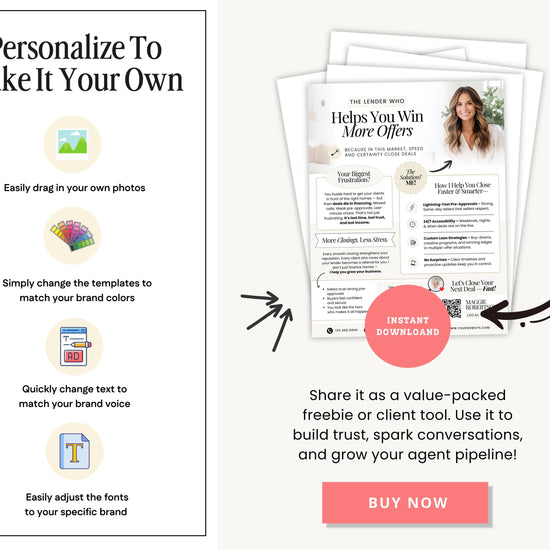 a flyer with a picture of a woman on it
