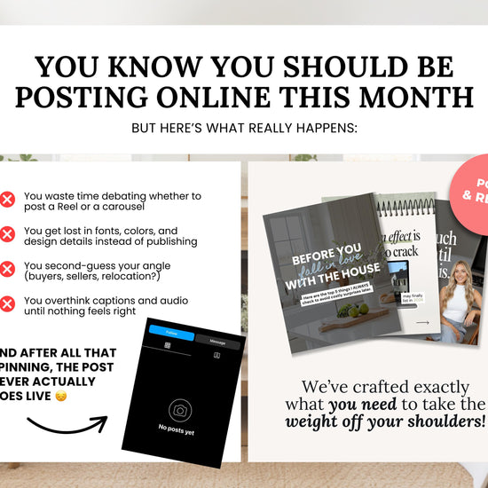 The image is a collage of various elements, including text, a smartphone, and a book, with a focus on the message about online posting.