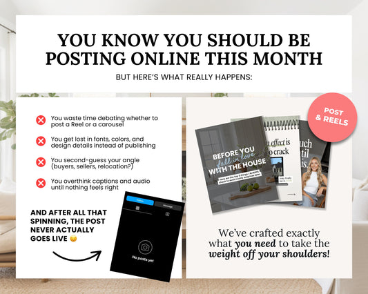 The image is a collage of various elements, including text, a smartphone, and a book, with a focus on the message about online posting.