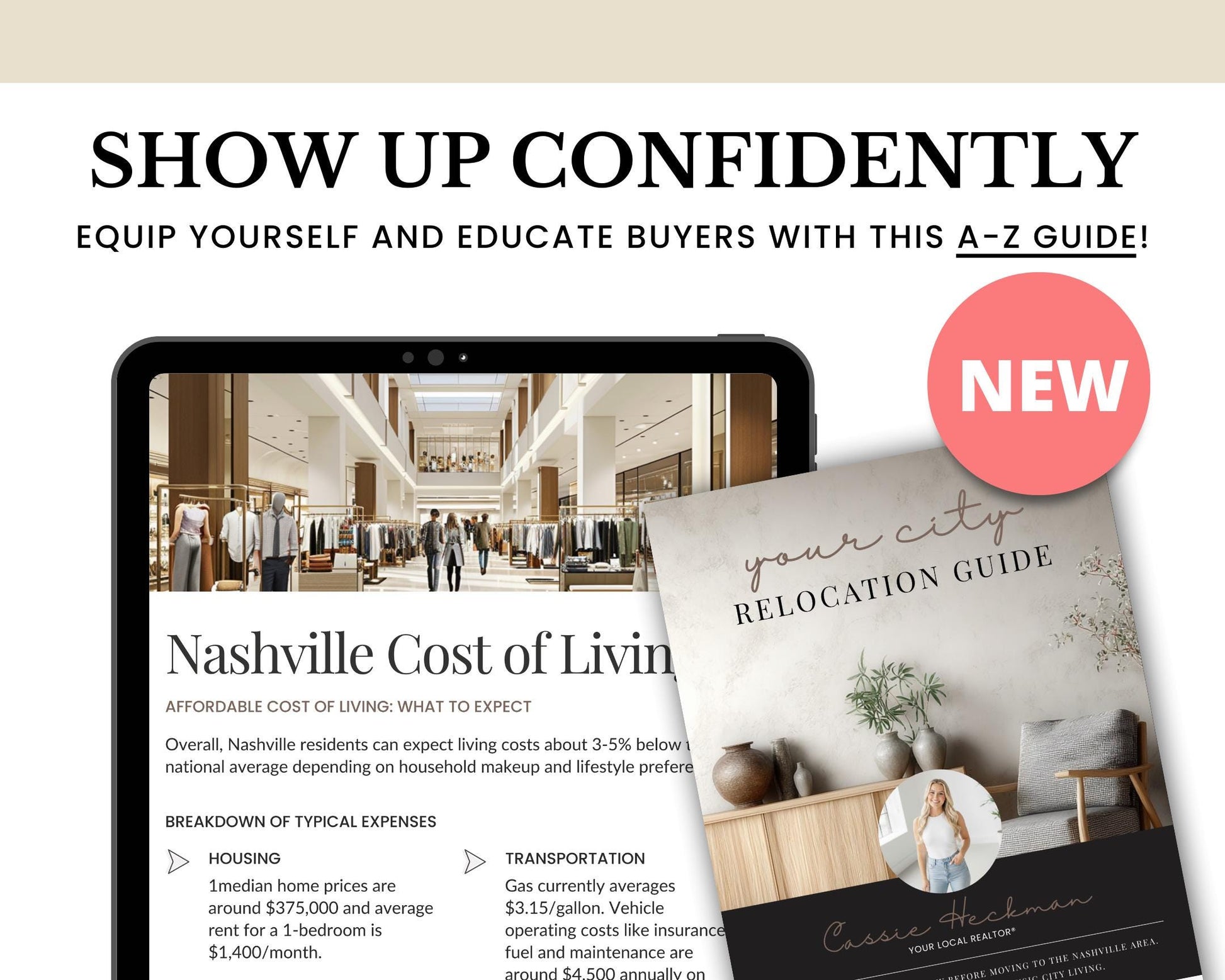 Real Estate Relocation Guide | Relocation Tool | City Welcome Template | Lead Magnet | Community Guide | Local City Guide | Real Estate
