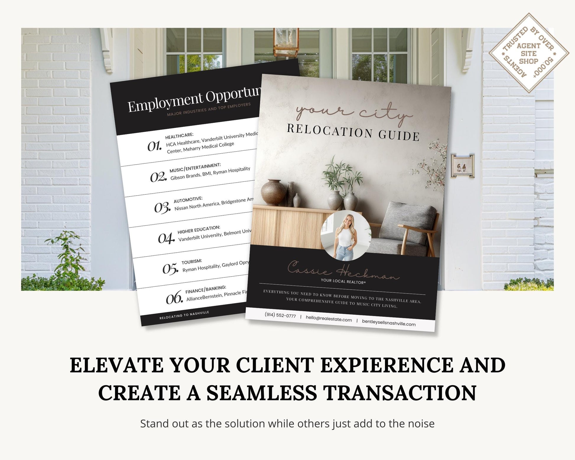 Real Estate Relocation Guide | Relocation Tool | City Welcome Template | Lead Magnet | Community Guide | Local City Guide | Real Estate