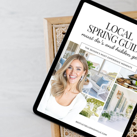 Local Spring Guide Lead Magnet | Real Estate Marketing | Local Guide | Lead Magnets | Spring Lead Generation | Local Community Guide | Canva