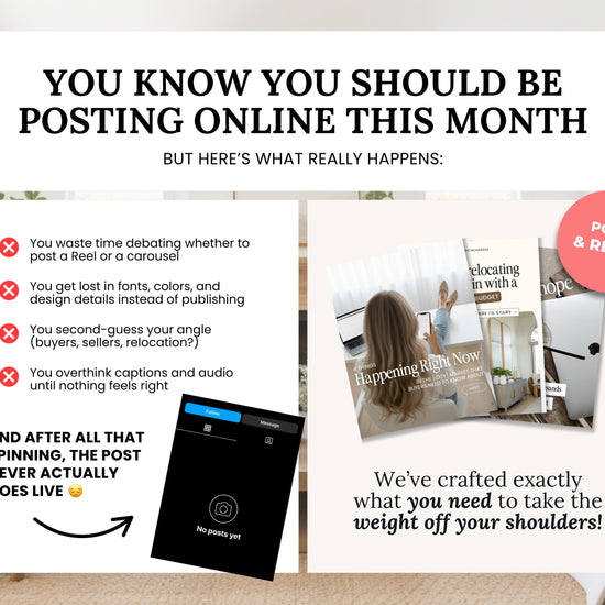 The image is a collage of two images and a text box, with the text box providing information about the benefits of posting online and the collage images depicting various aspects of online content creation.