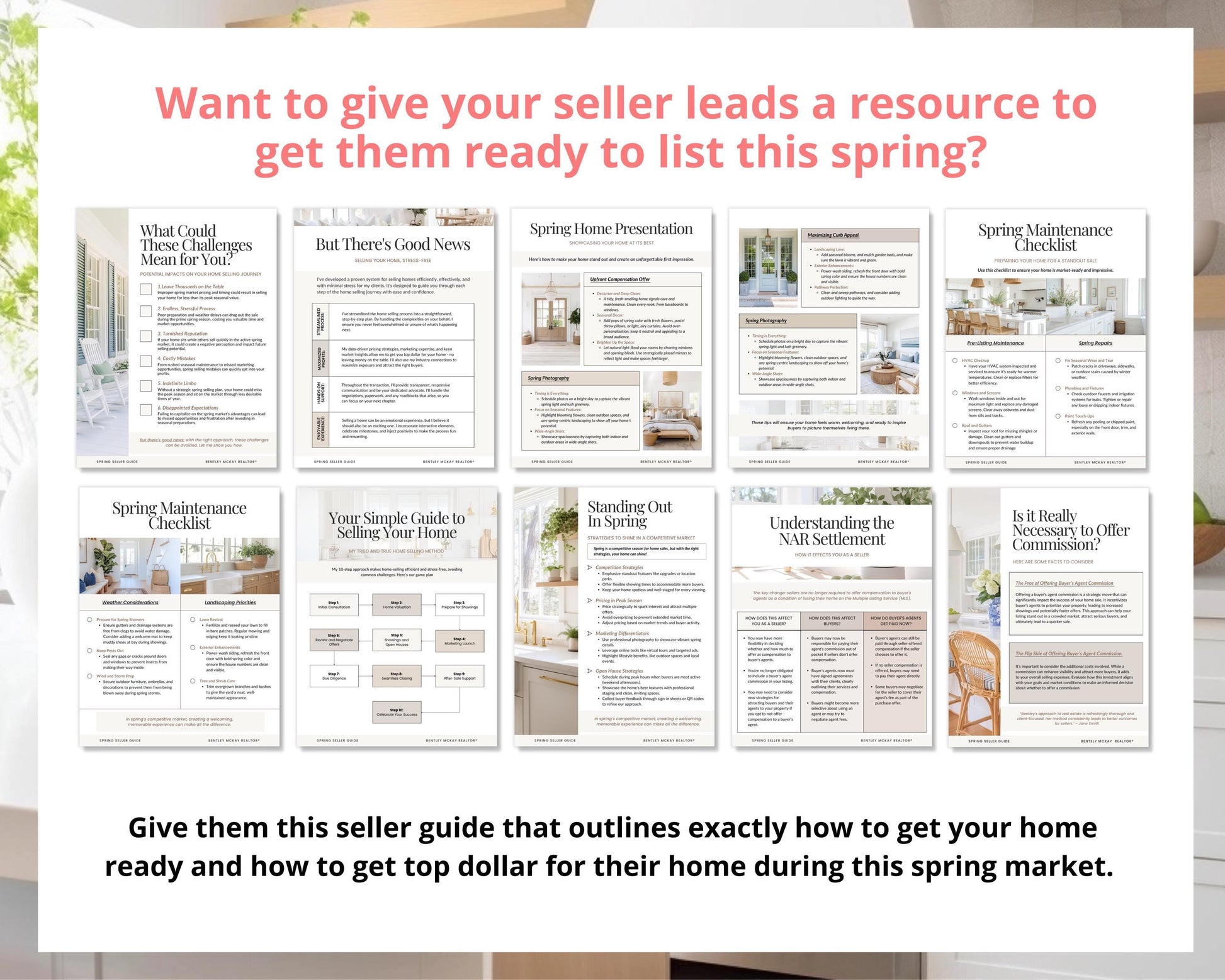 a poster with the words want to give your self leads a source to get them