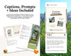 The image is a collage of various elements, including captions, prompts, and ideas, all related to the concept of commuting and its impact on people's lives.