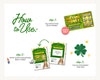 St. Patrick's Day Client Pop By | Real Estate Marketing | St. Patrick's Day Card | Lottery Pop-by | Real Estate Farming | Canva Template