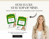 St. Patrick's Day Client Pop By | Real Estate Marketing | St. Patrick's Day Card | Lottery Pop-by | Real Estate Farming | Canva Template