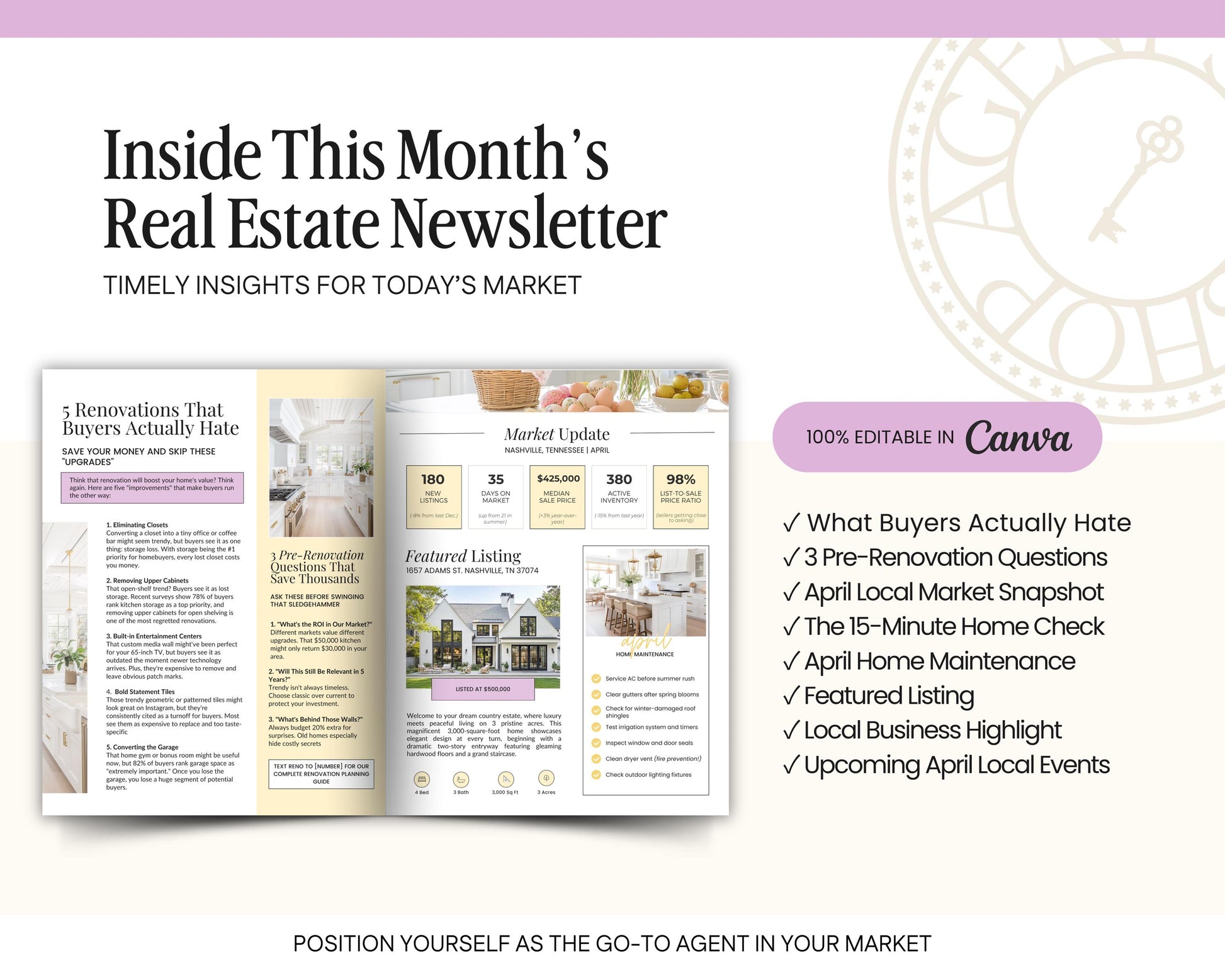 Inside This Month's Real Estate Newsletter