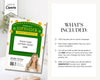 St. Patrick's Day Client Pop By | Real Estate Marketing | St. Patrick's Day Card | Lottery Pop-by | Real Estate Farming | Canva Template