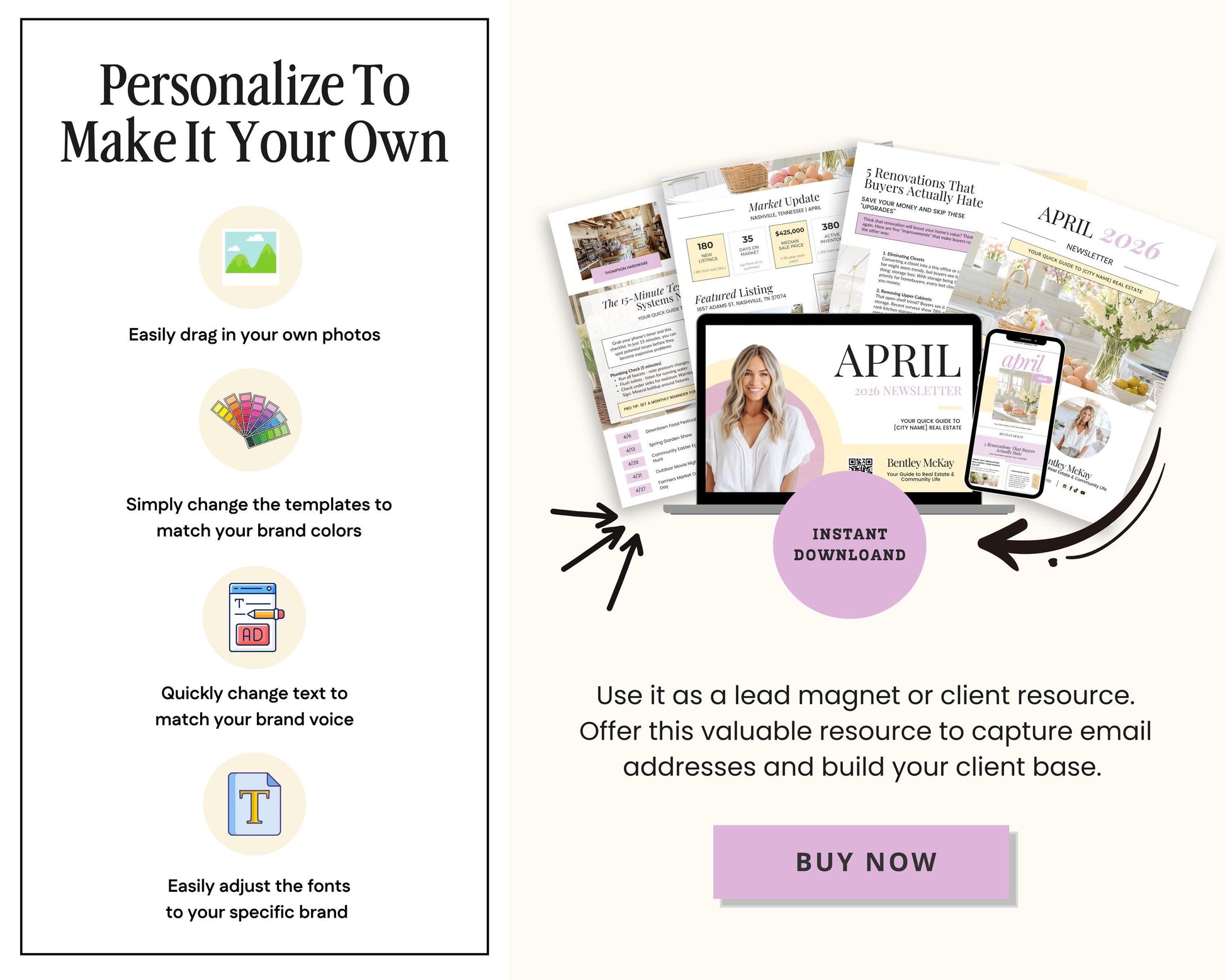 a flyer with a picture of a woman on it
