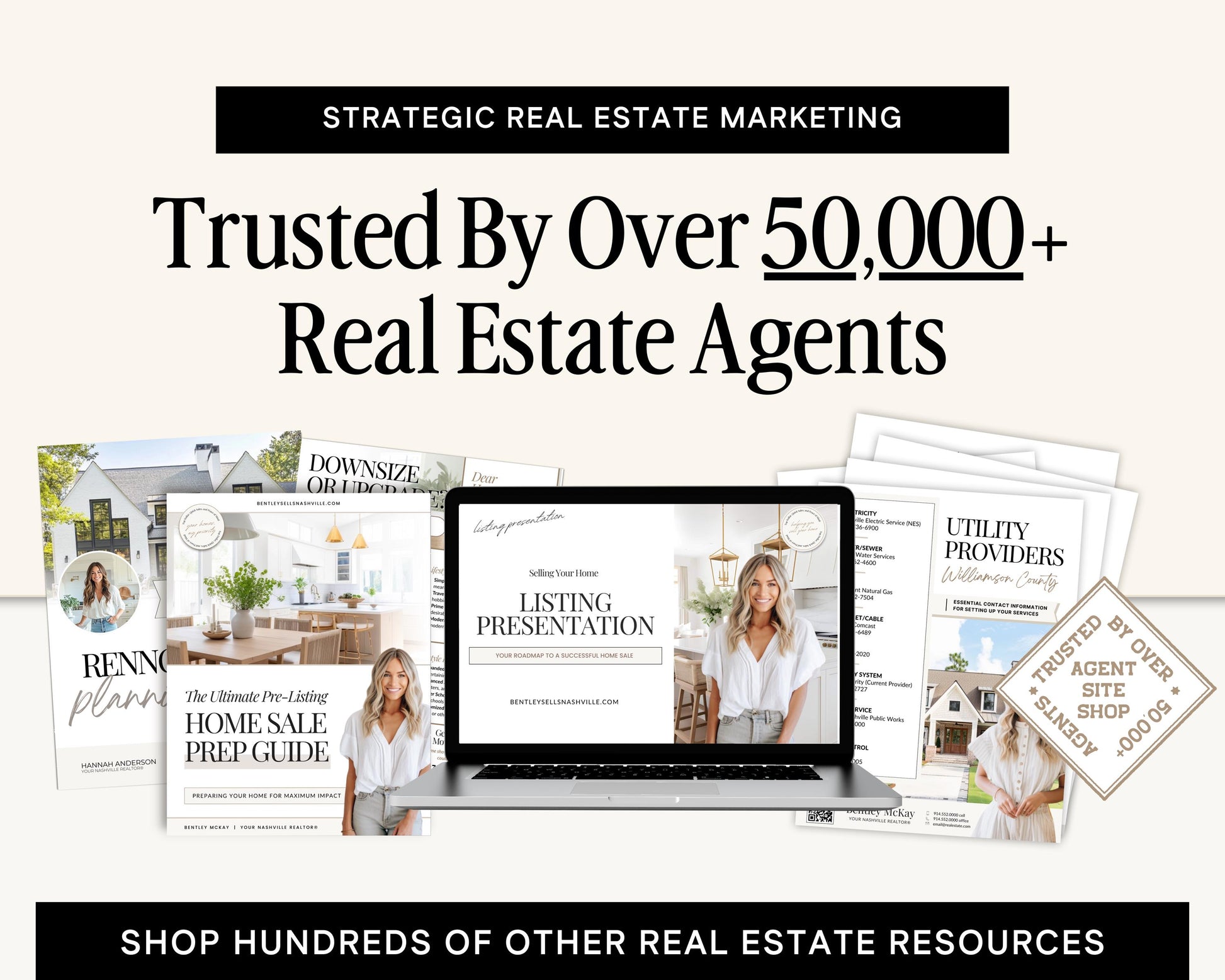 April Real Estate Social Media Content Canva Bundle + Captions | Real Estate Agent Instagram Content | Real Estate Marketing Canva Template