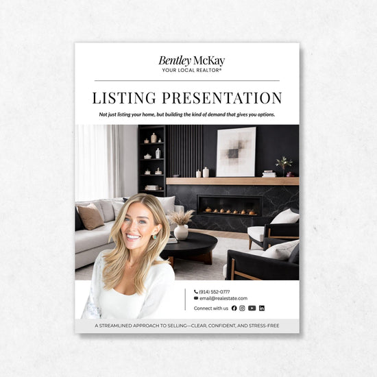 2026 Listing Presentation, NAR Settlement, Listing Consultation, Home Seller Guide, Luxury CMA, Real Estate Marketing (Canva Template)