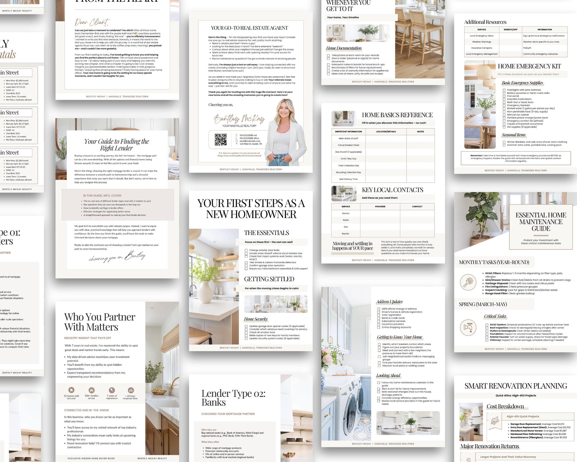 28 Page Closing Day Binder | Home Buyer Guide | Real Estate | Home Owner Packer | Realtor Marketing | New Home Owner Guide | Closing Gift